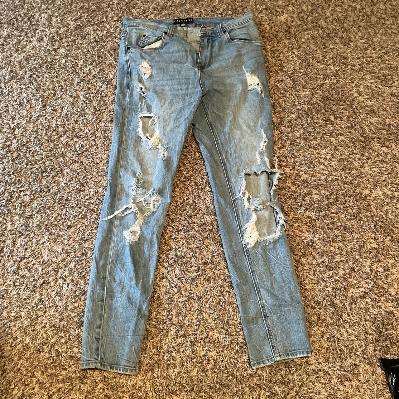 Empyre Zumiez 30 ripped skinny jeans - Depop