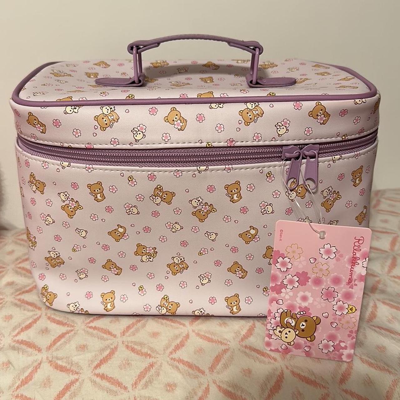 Rilakkuma cherry blossom 🌸 makeup bag brand new with... Depop