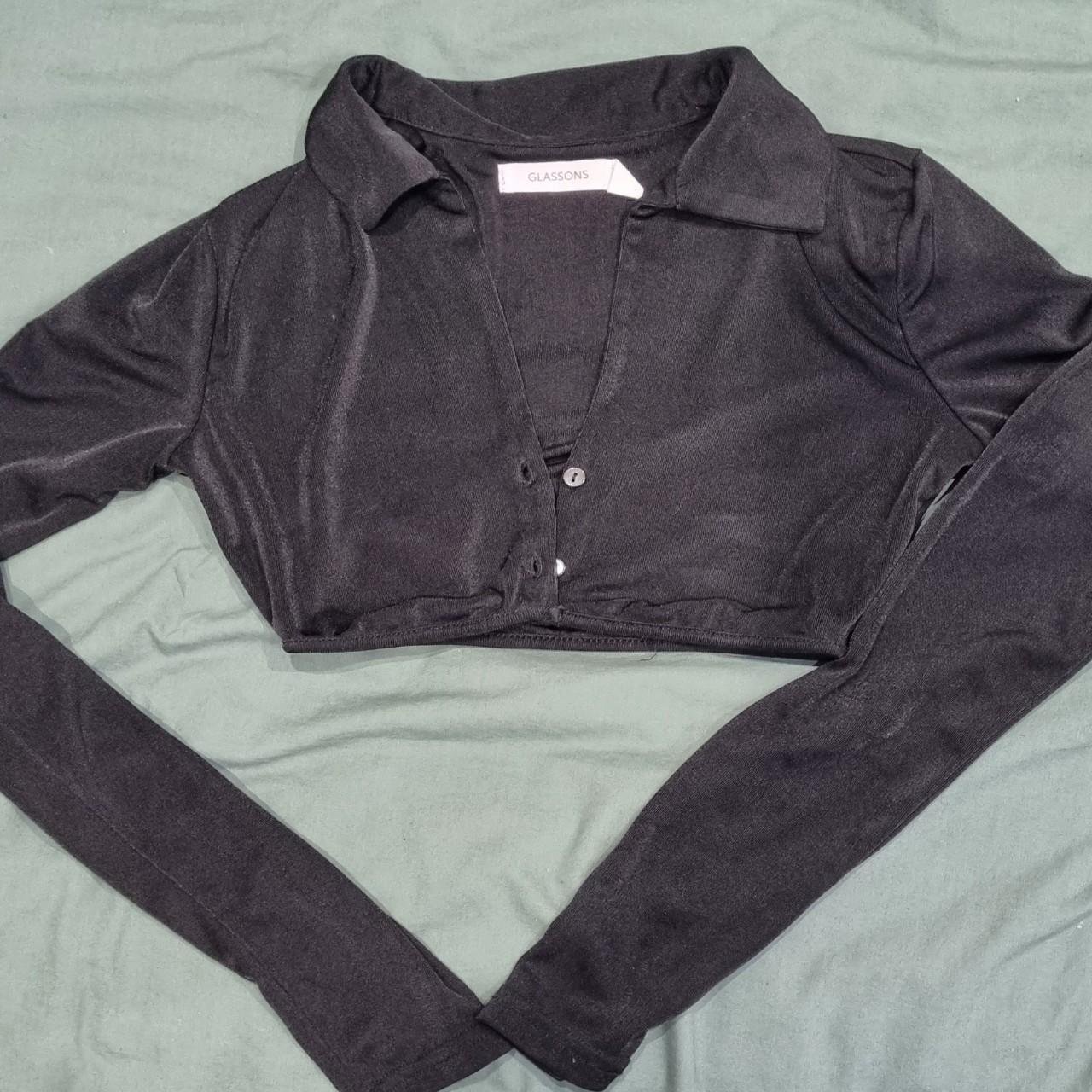 Glassons Cropped long sleeve. Size 8. Great going... Depop