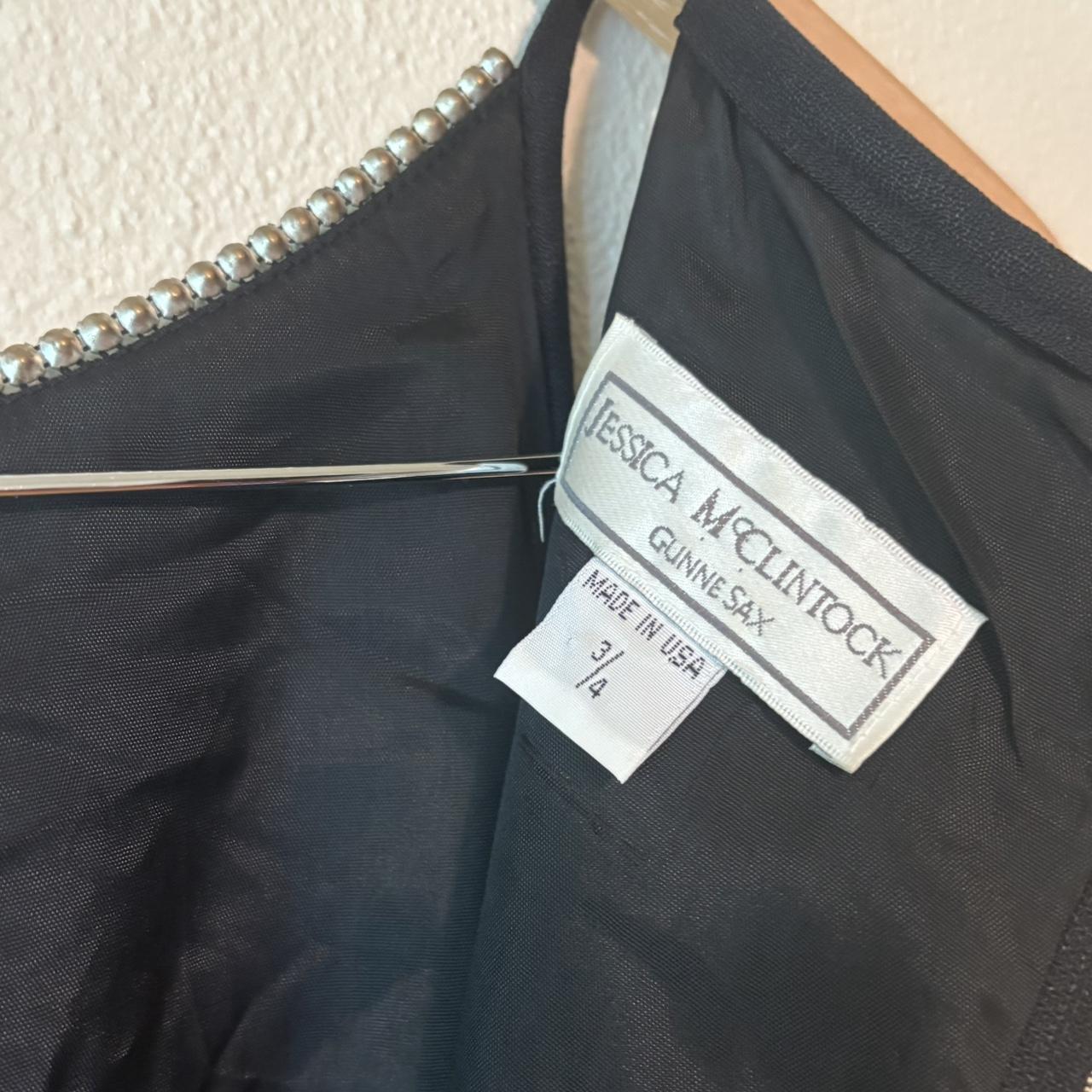 Gunne Sax Women's Dress - Black - 3 – Vintage 90s… - image 7