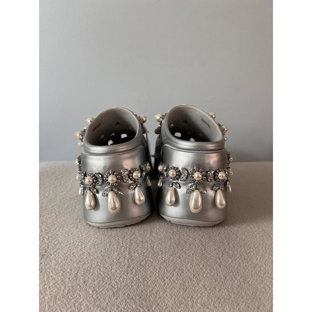 Simone Rocha x Crocs★Siren Spike Clog in Silver Crocs Siren Clog Simone Rocha Spiked Silver - 210646-041 - US
