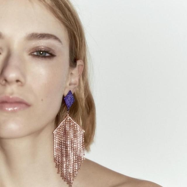 Tassel on sale earrings zara