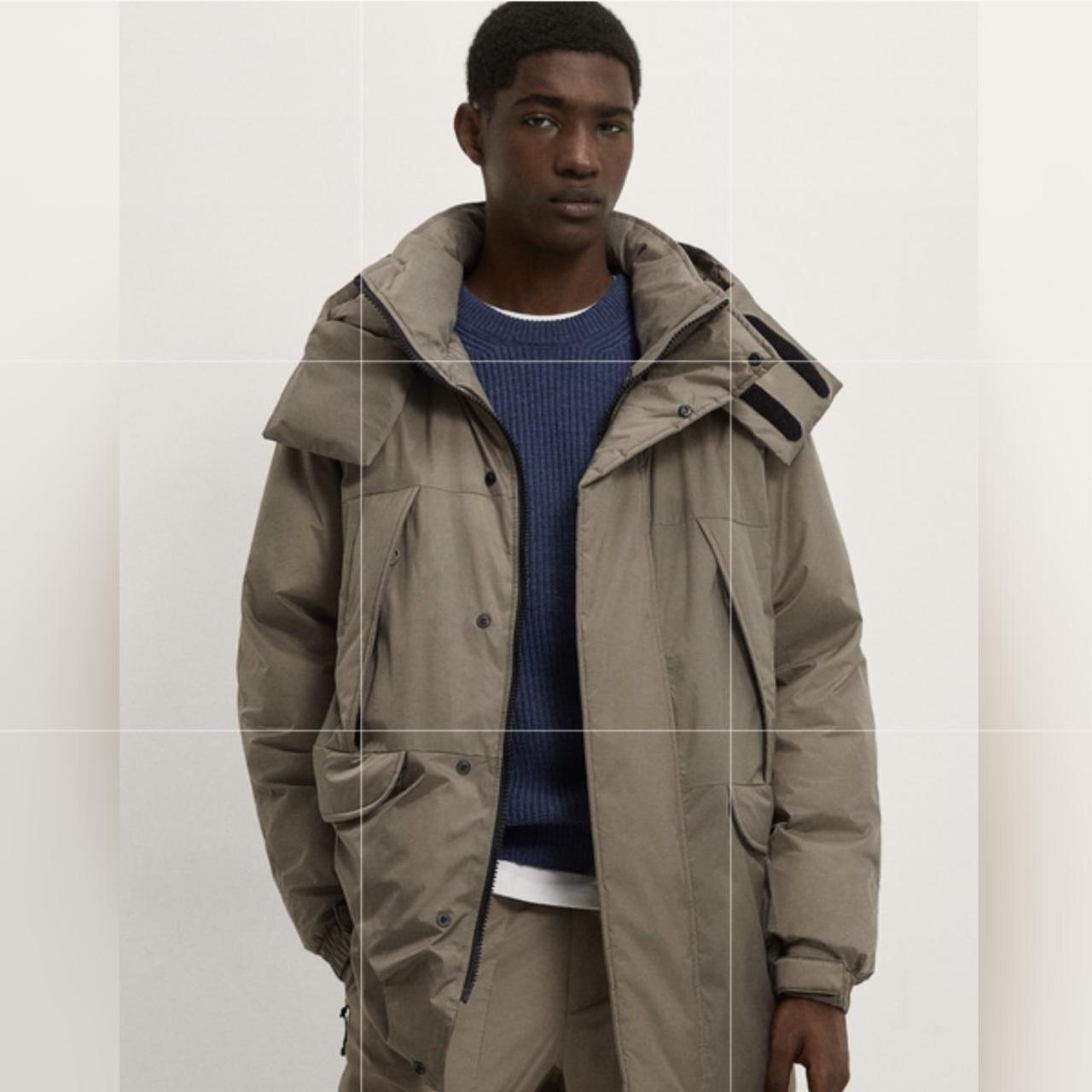 New Zara $149 Men's Padded Puffer Parka Hooded Depop