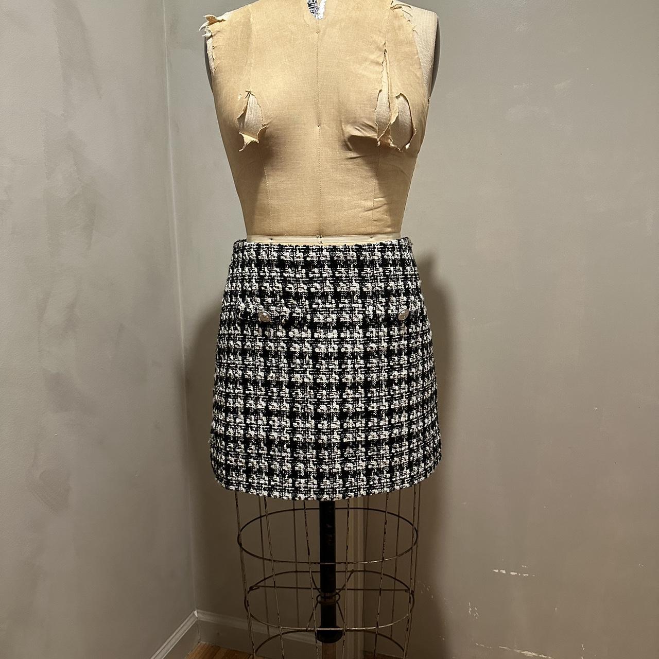 H&m tweed outlet skirt