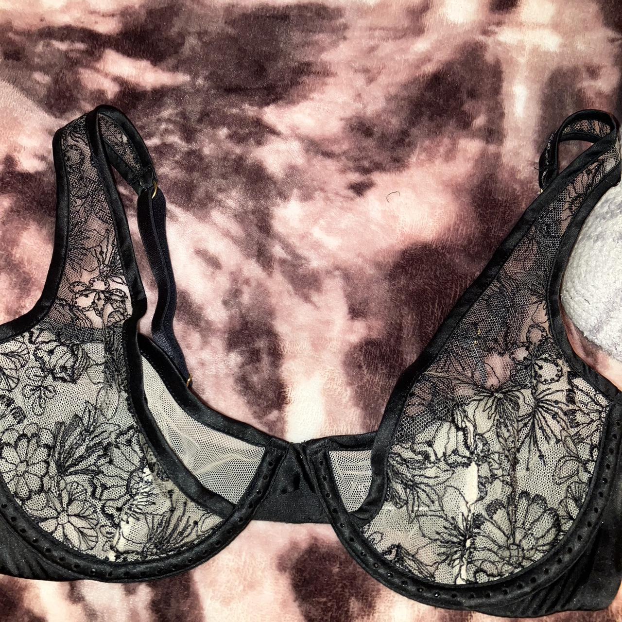 Victorias Secret Plunge Bra Diamante C Depop