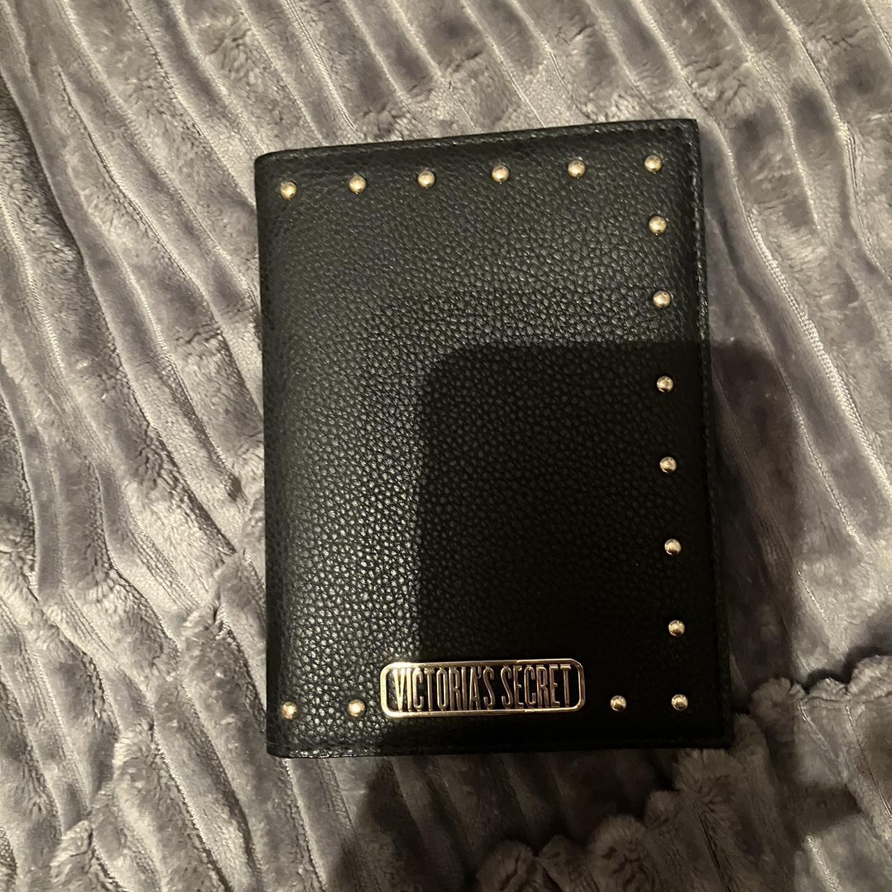 Victorias secret passport holder black with