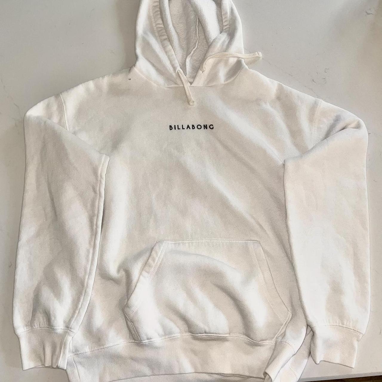 Billabong Women's White Hoodie | Depop