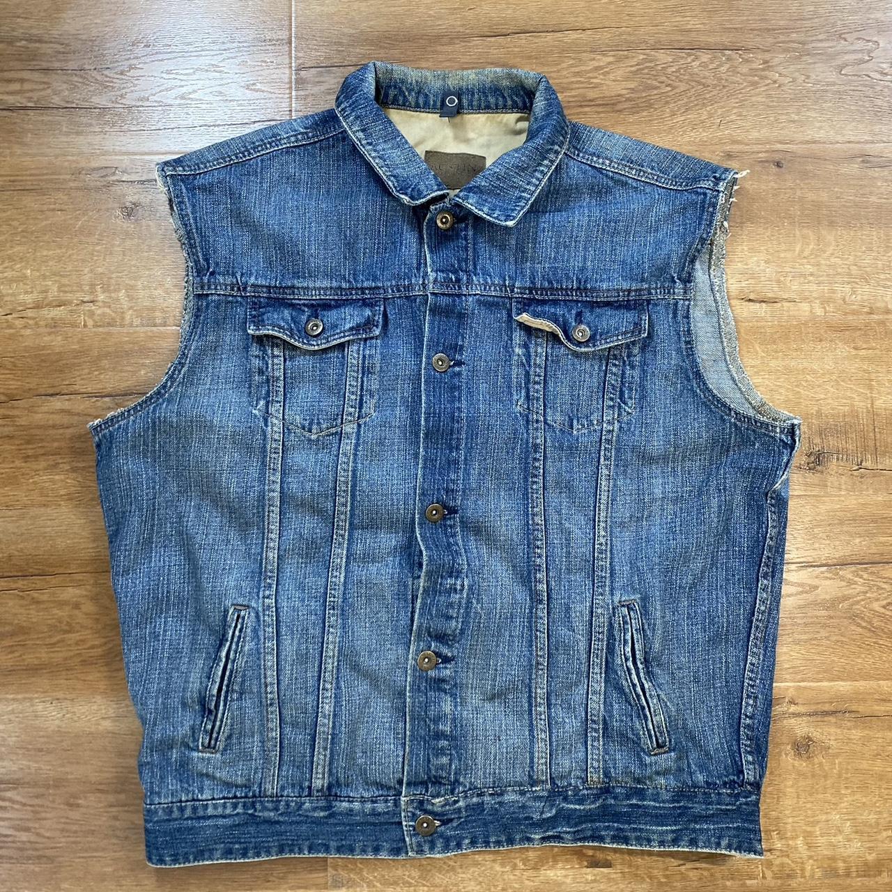 Harley Davidson Jean Jacket Size L Message... - Depop