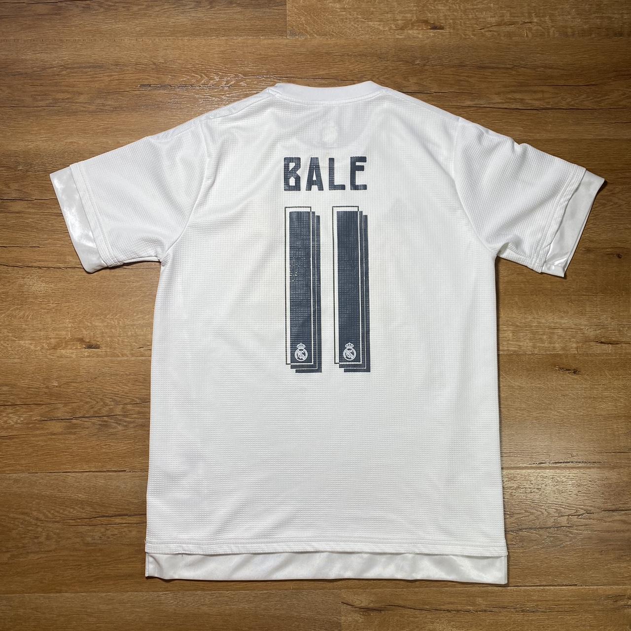 Real Madrid Soccar Jersey Number 11 Bale size s... - Depop