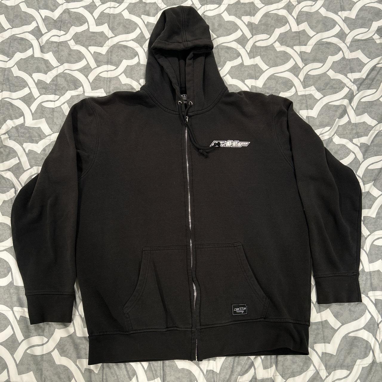 FMF Racing Zip Up Hoodie Size X-Large No tears or... - Depop