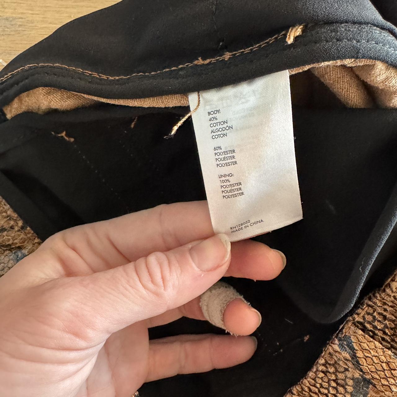 Women's Pants - Brown/Multi - S – Python print ve… - image 4