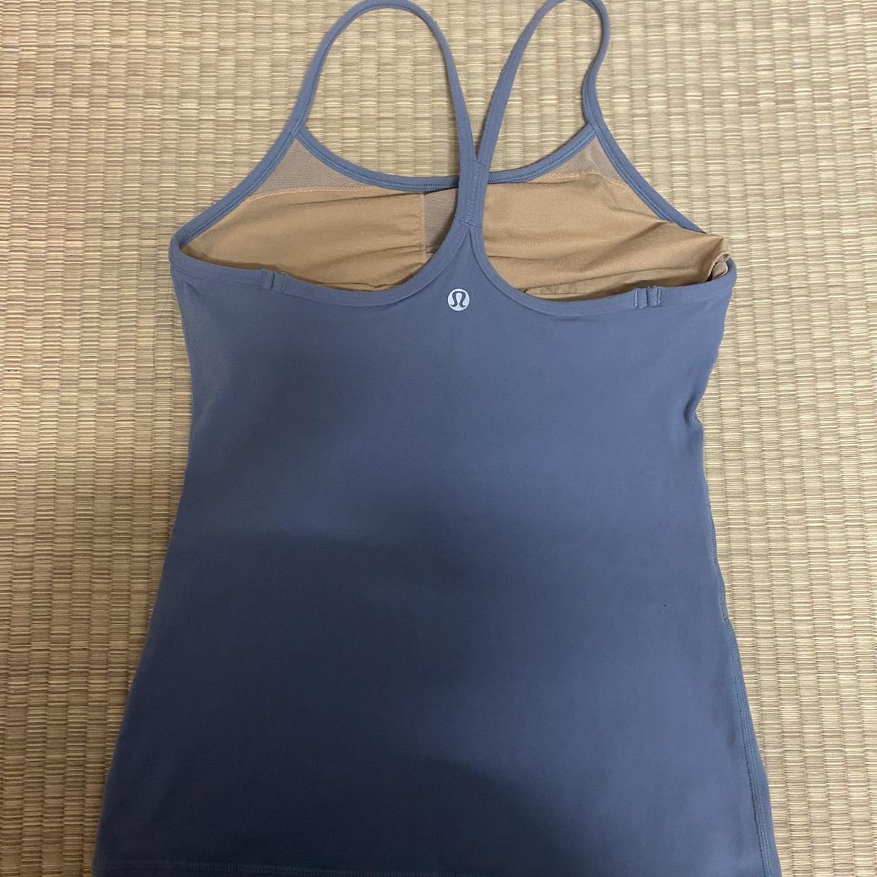 Lululemon yoga top with built in bra. Size 10 Depop