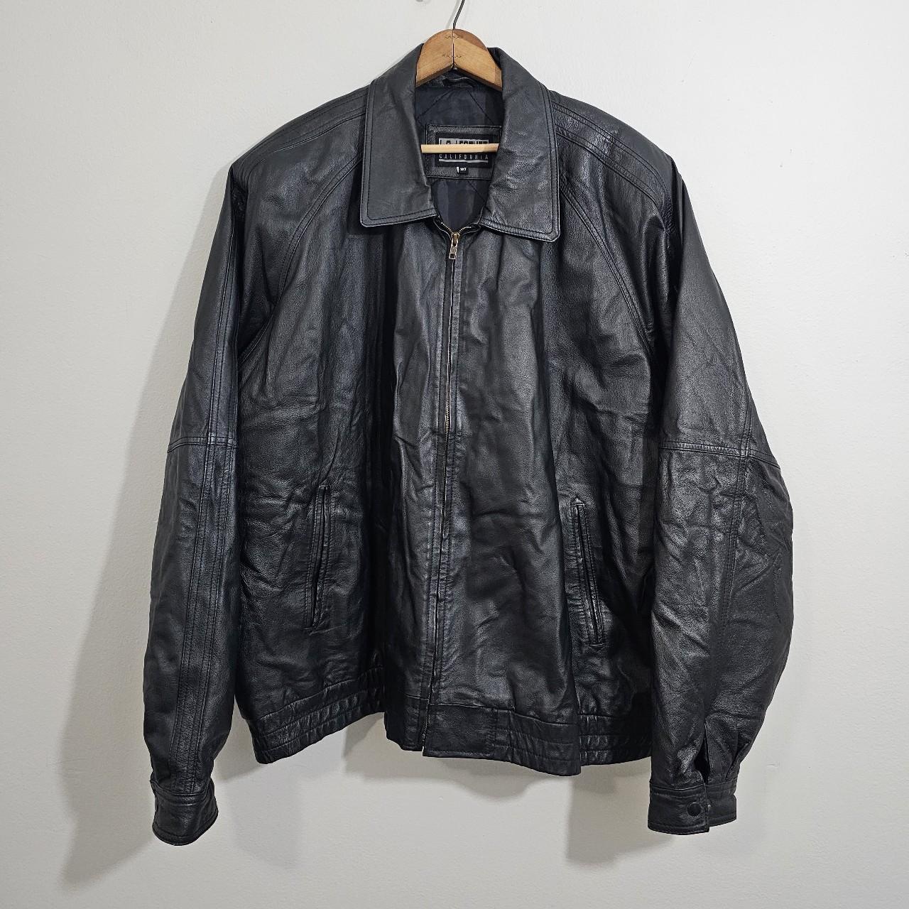 Pre-owned vintage LA Leather California jacket, size...