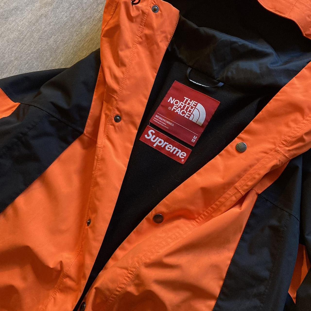 Supreme the north face mountain light jacket orange online