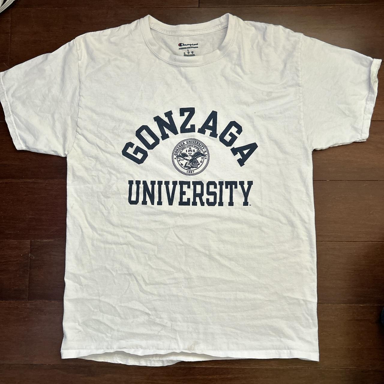 Large Gonzaga University Shirt #vintagecollage... - Depop
