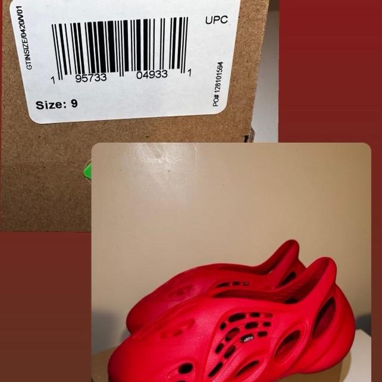 yeezy vermillion red