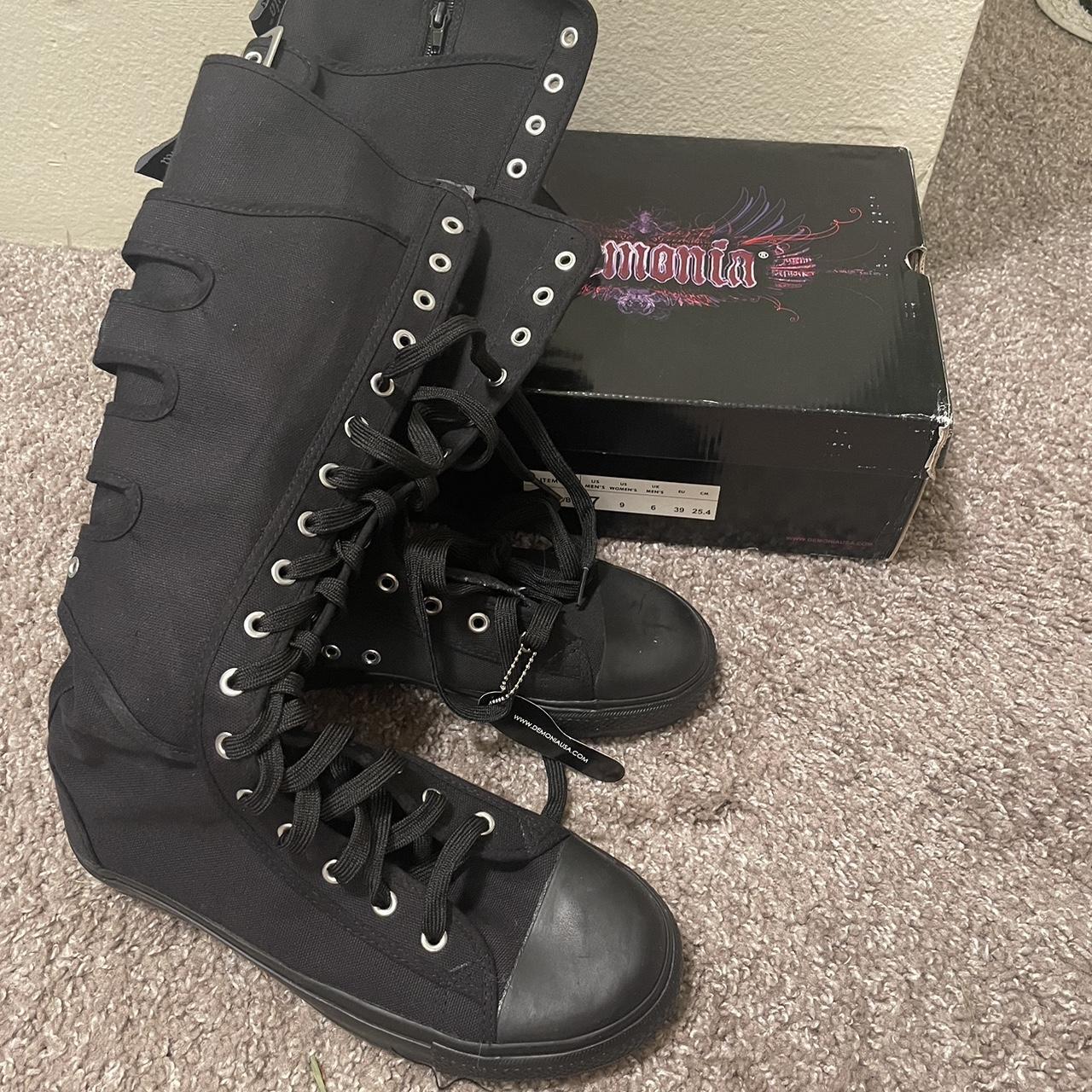 demonia chunky sneakers