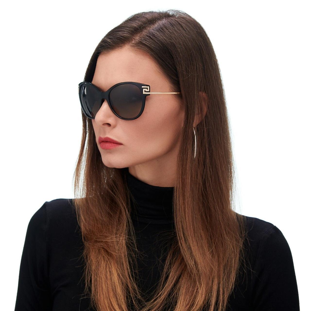 versace women's black sunglasses