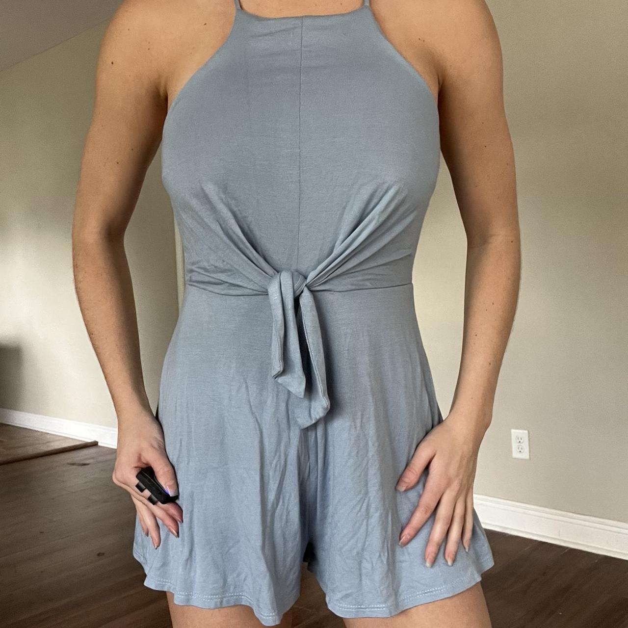 Blue 2024 blush romper