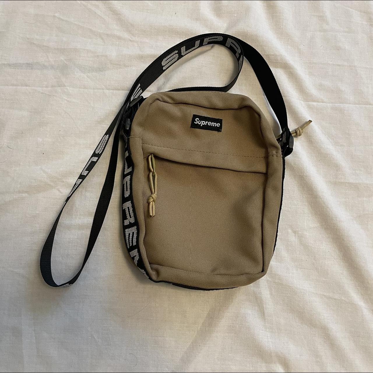 Supreme tan store shoulder bag