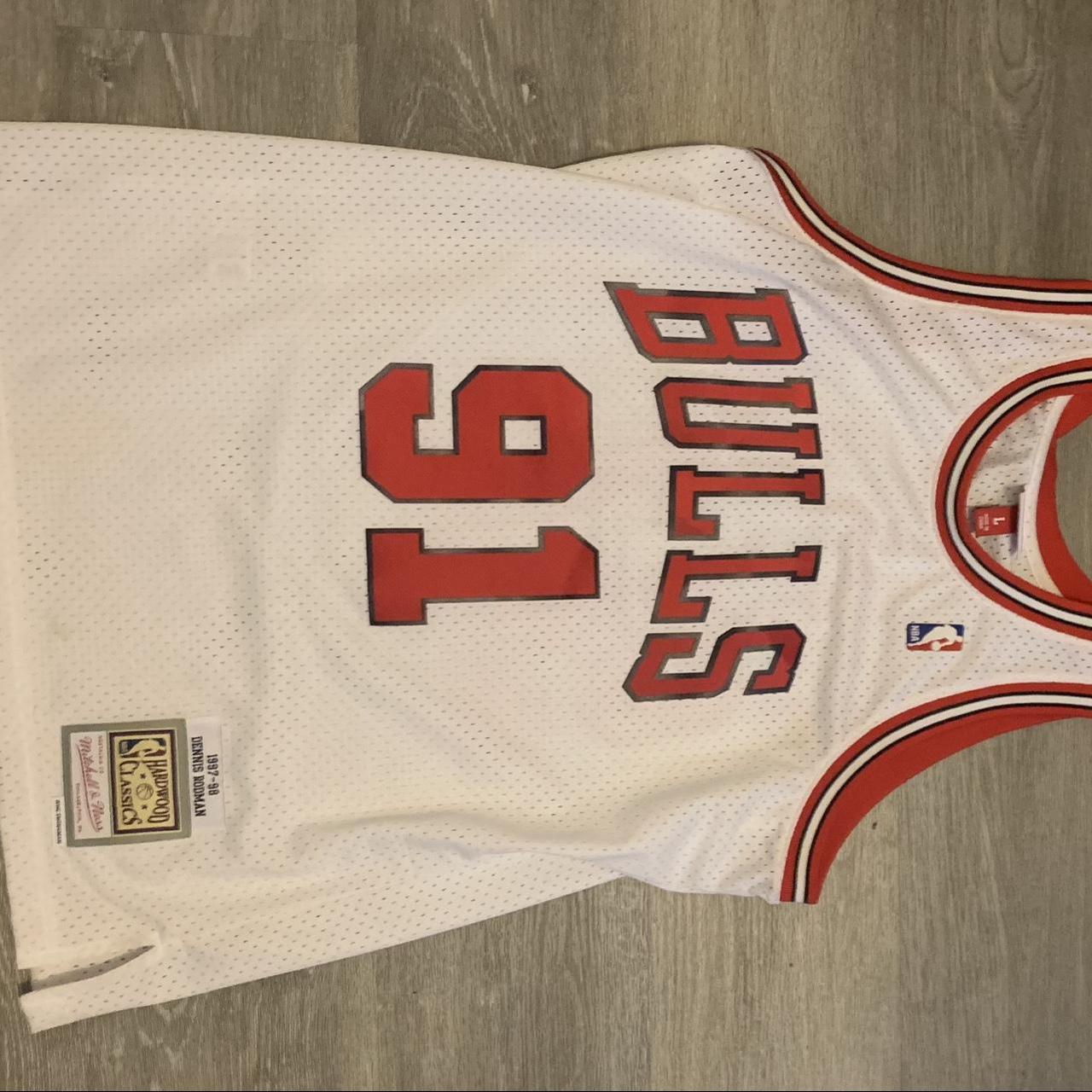 Chicago bulls Dennis Rodman basket ball jersey - Depop