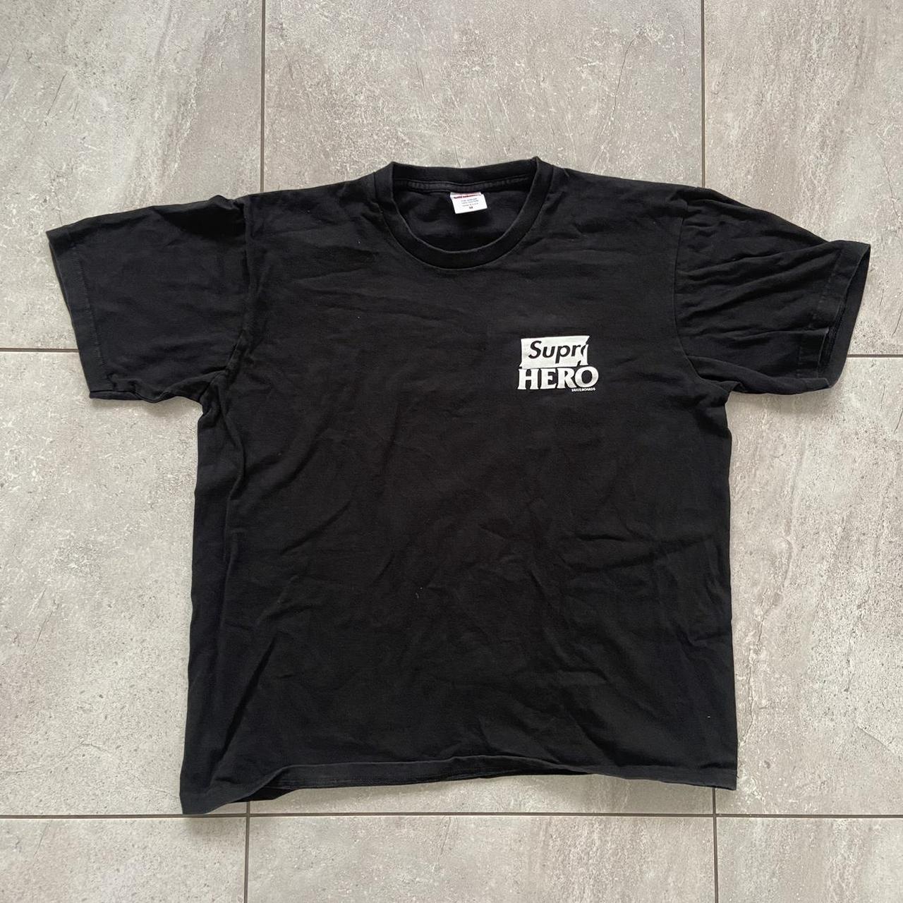 Supreme ANTIHERO Dog Tee Black ⚫️ ⚫️ Size - Medium ⚫️... - Depop