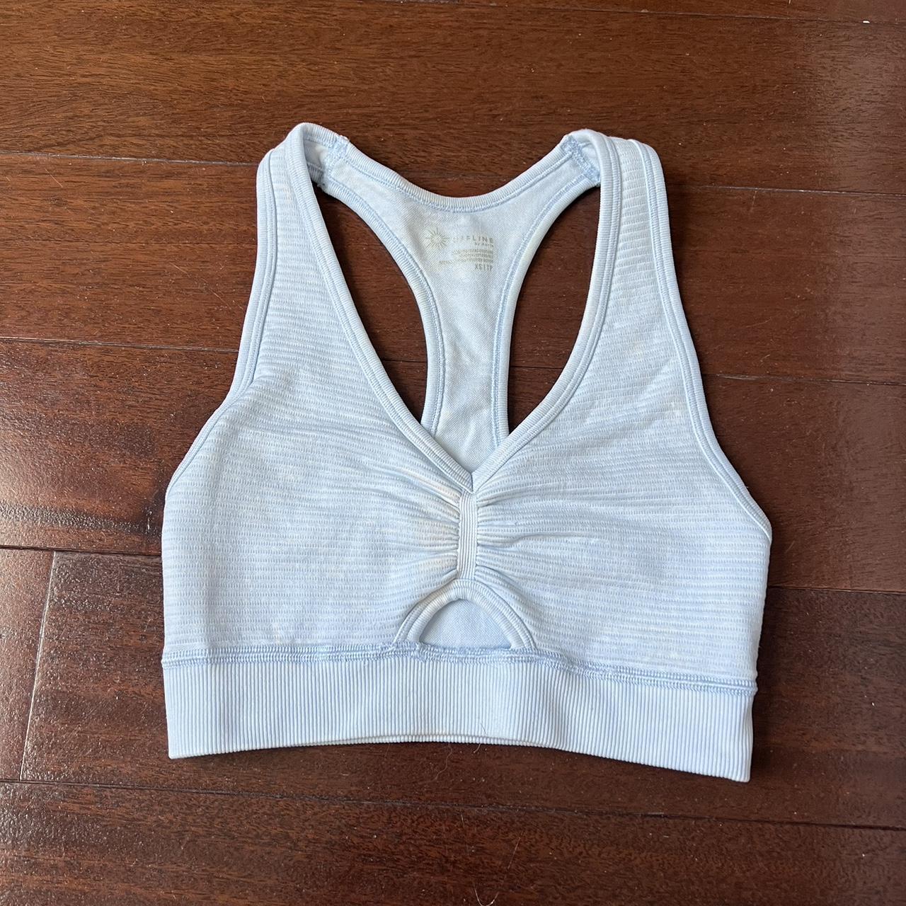 Aerie periwinkle blue sports bra🩵 •size xs but fits... Depop