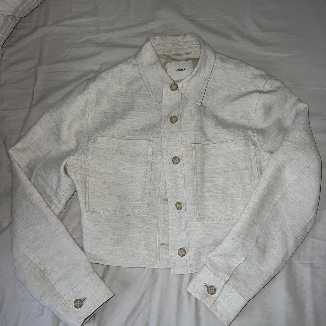 Aritzia Linen Little Cropped Jacket ⚡️, in the