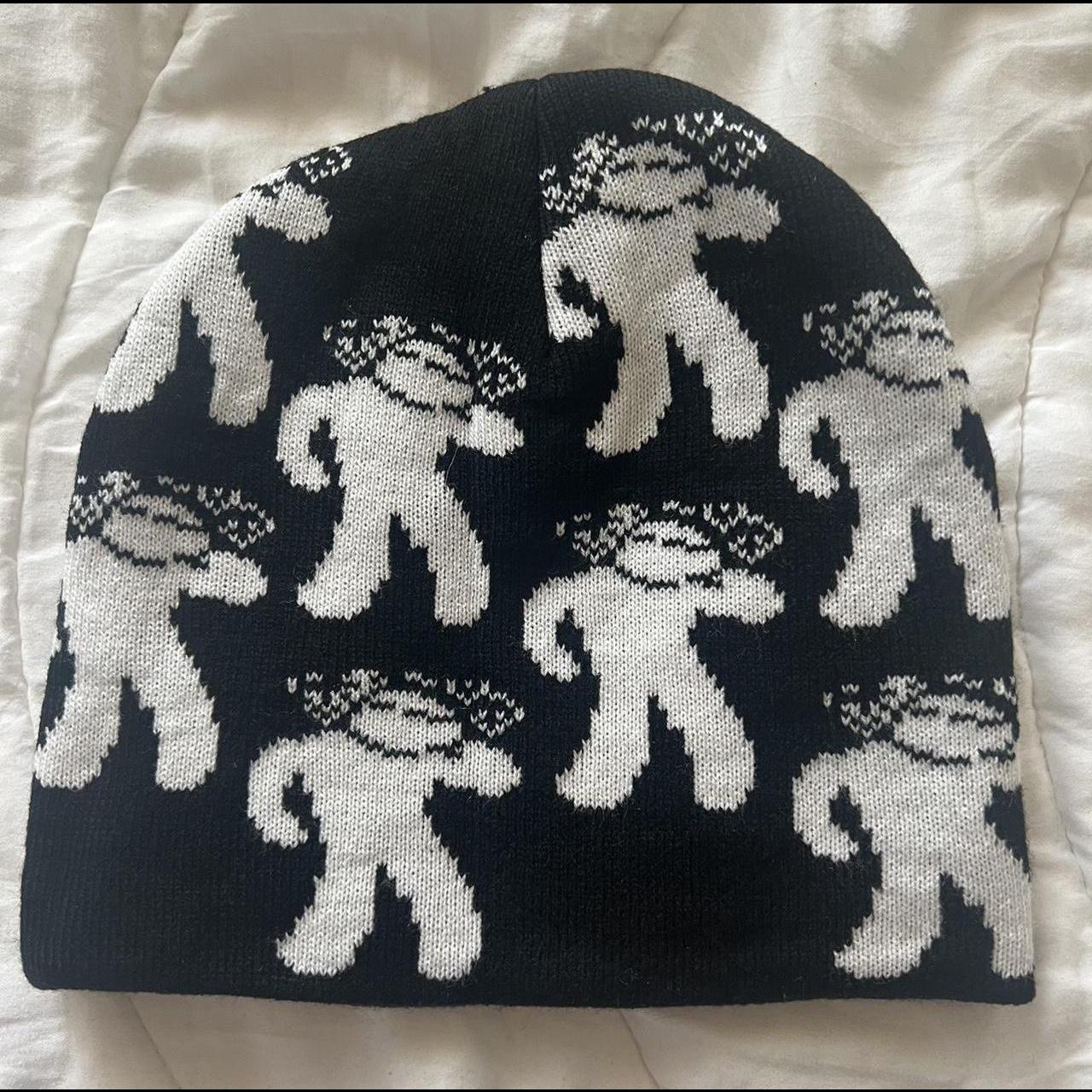 Carsicko Monogram Beanie Black Brand... - Depop