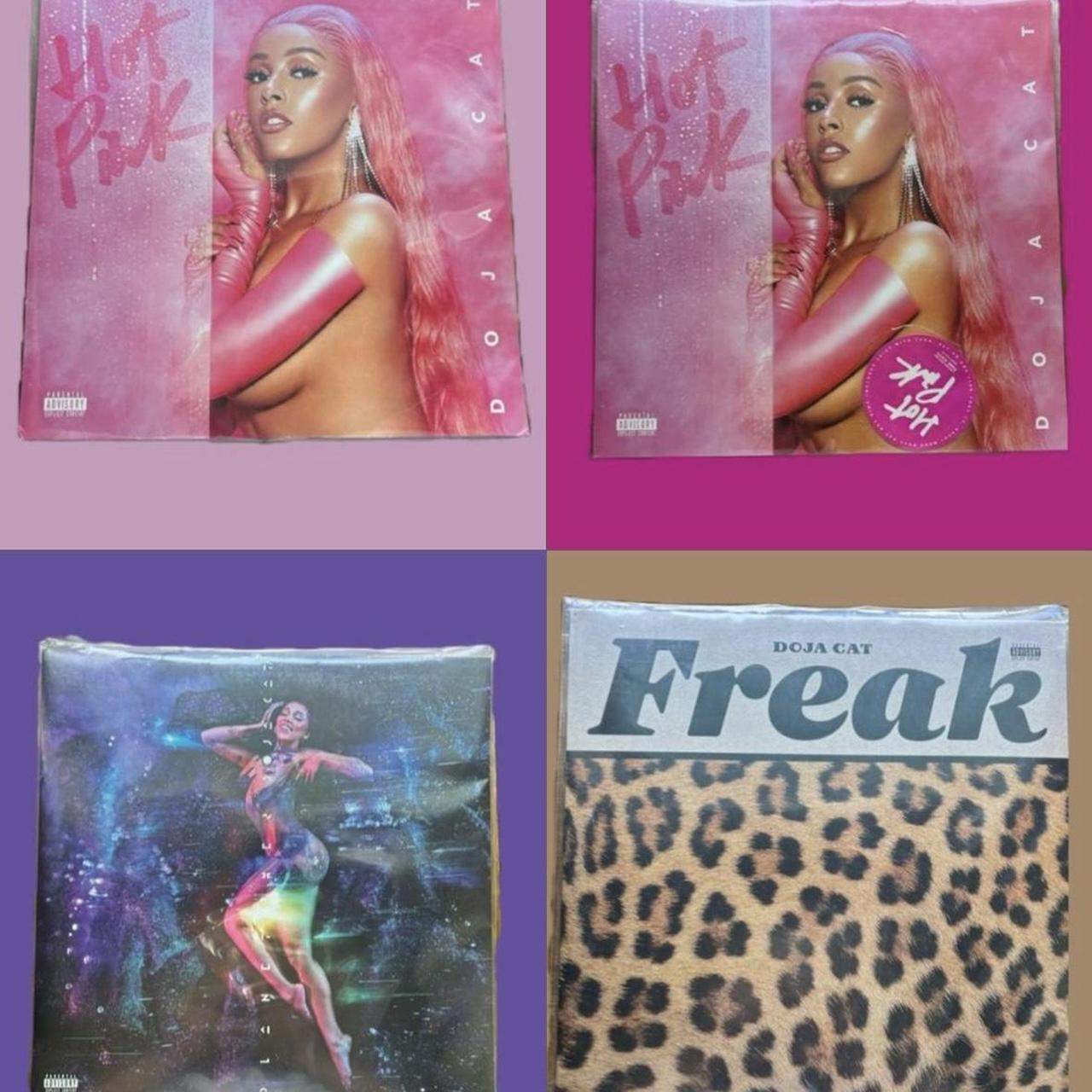 Doja Cat Hot Pink WHITE Vinyl UO store Exclusive