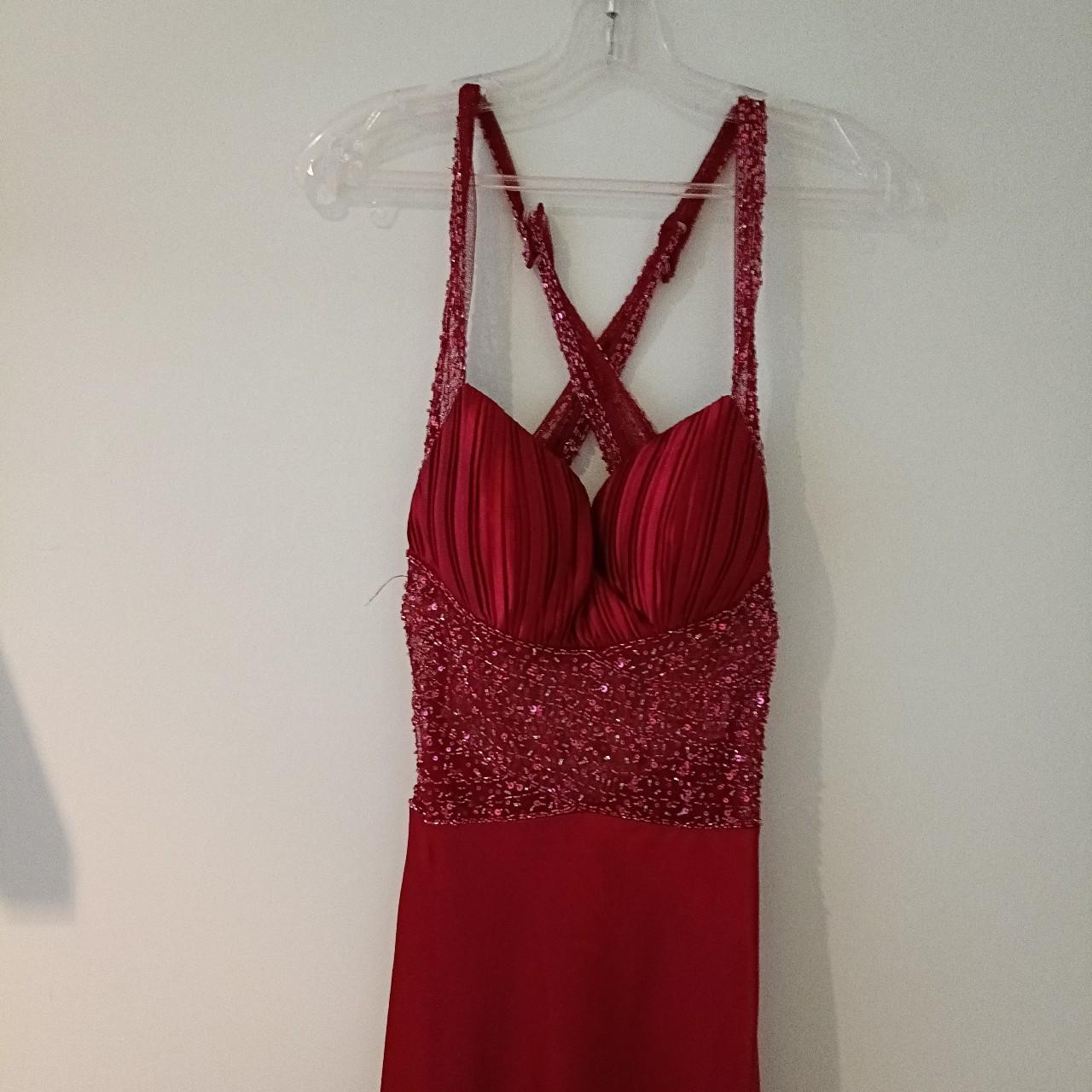 Myer burgundy dress best sale