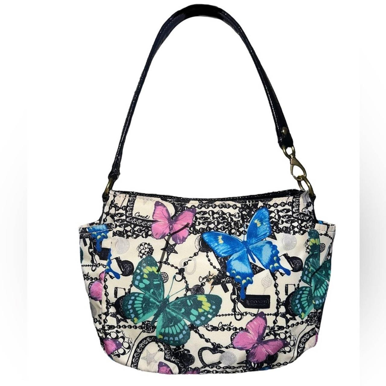 Coach Butterflies Tote Bags