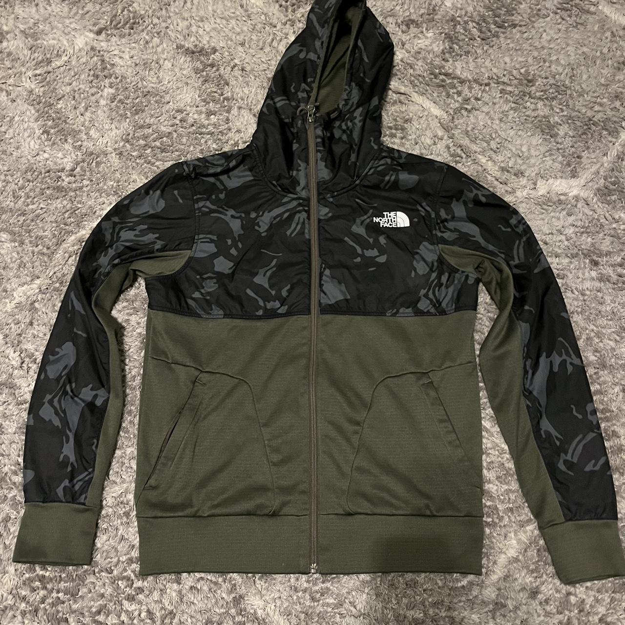 Camo North Face jacket Men’s small Used good... Depop