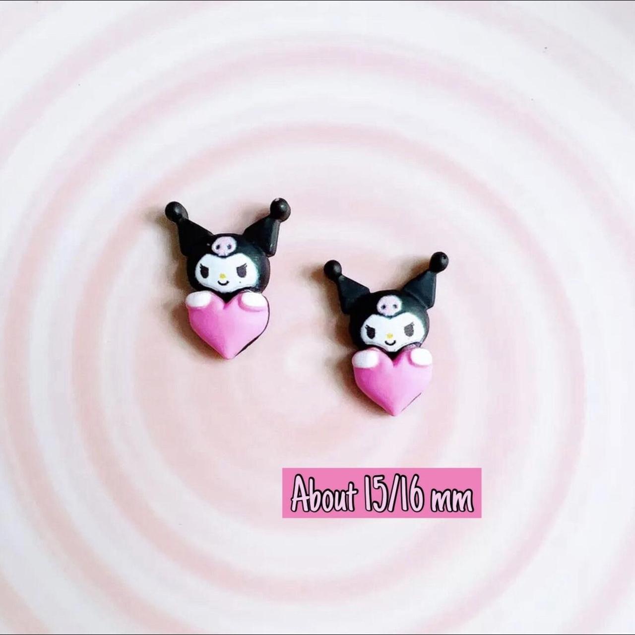 Sanrioed Hello Kitty Nail Charms kawaii Kuromi My Melody Cartoon