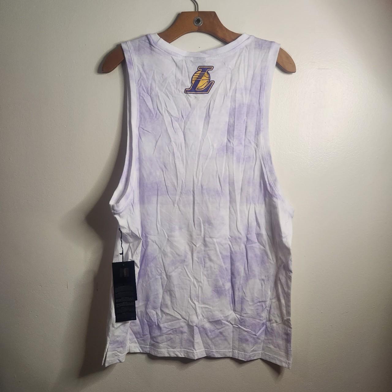 NBA Men's White and Purple Vest (2)