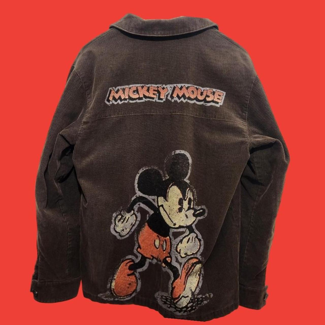 Disney Mickey mouse corduroy jacket Size Big... - Depop