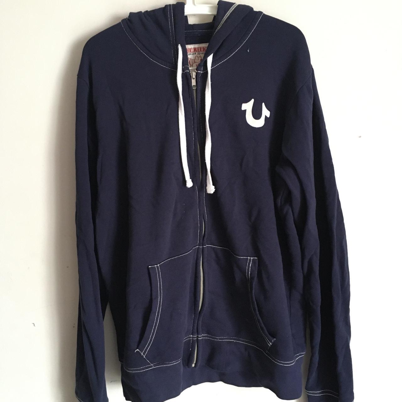 True religion hoodie Great condition XL Depop