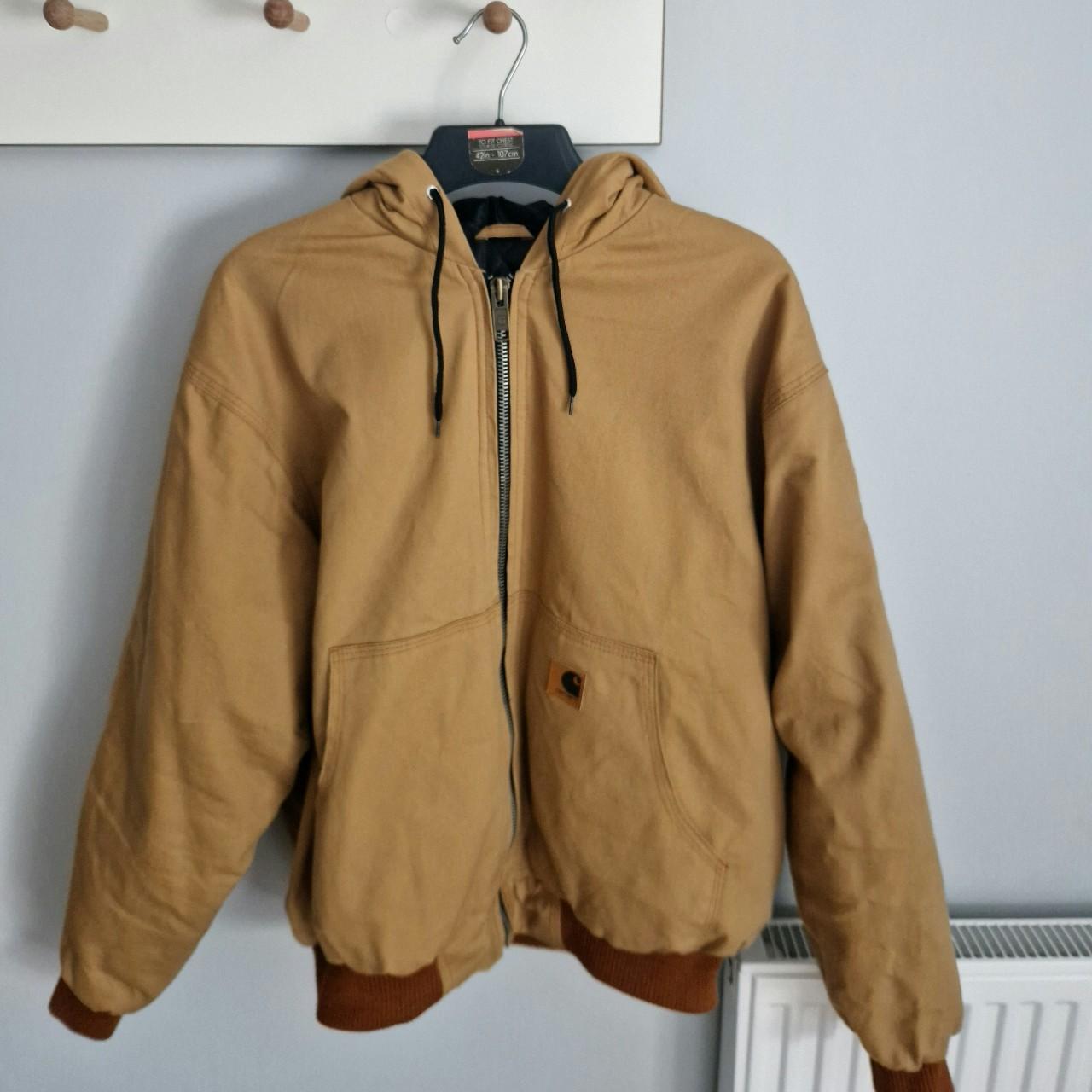 Carhartt Active Jacket Colour: Tan/Brown Size:... - Depop