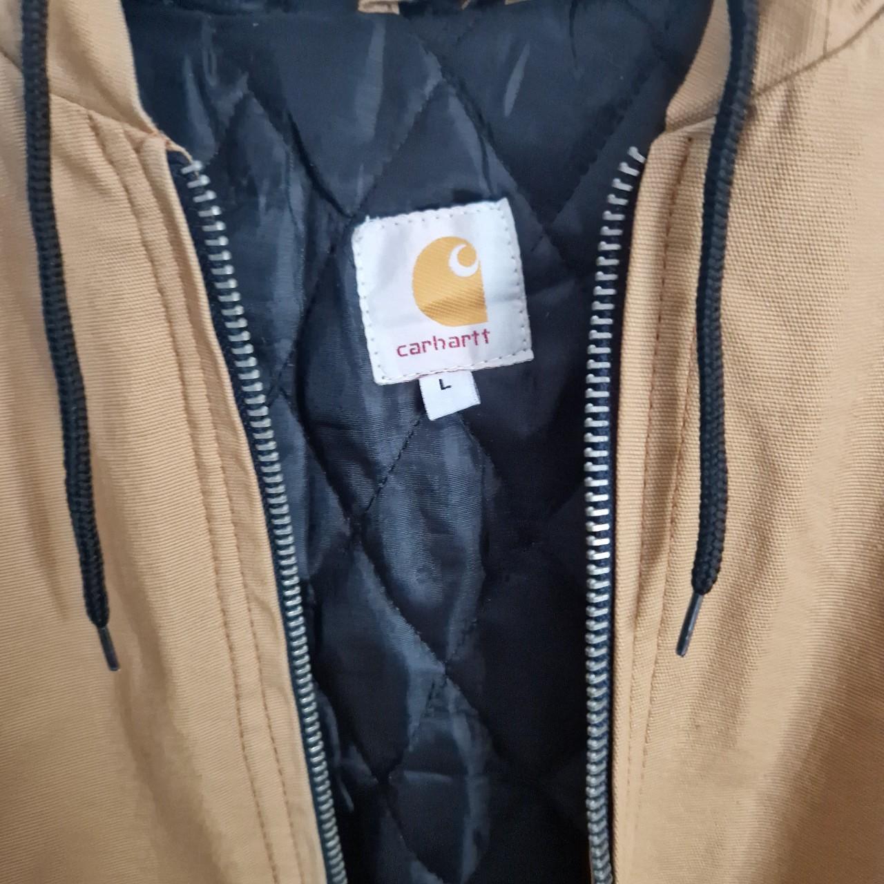 Carhartt Active Jacket Colour: Tan/Brown Size:... - Depop