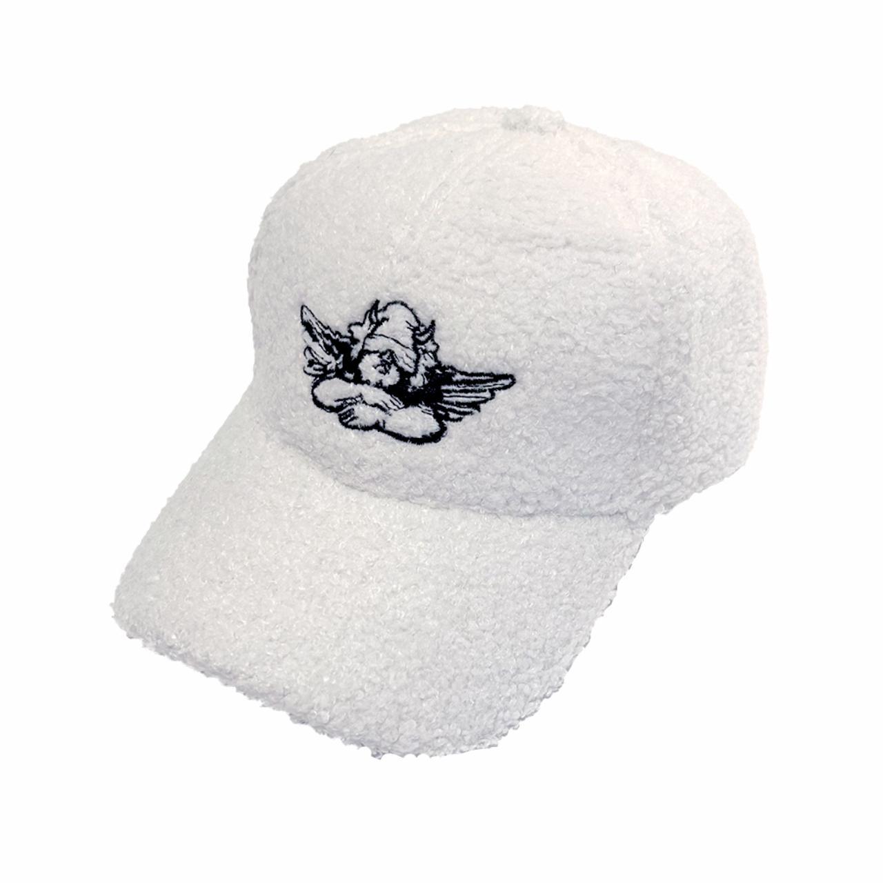 Boys Lie Women's Sherpa White Baseball Hat 🤍 Offers... Depop