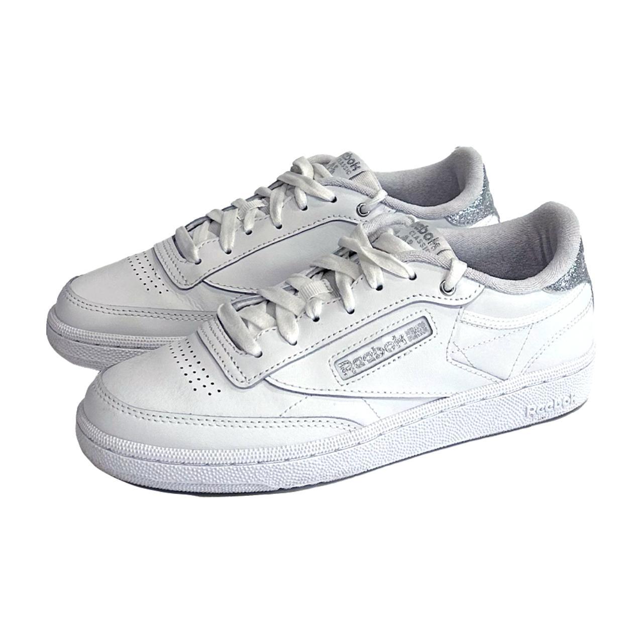 Reebok silver hot sale glitter sneakers