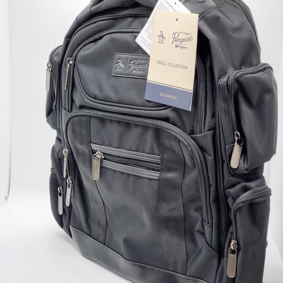 Original penguin outlet backpack in black