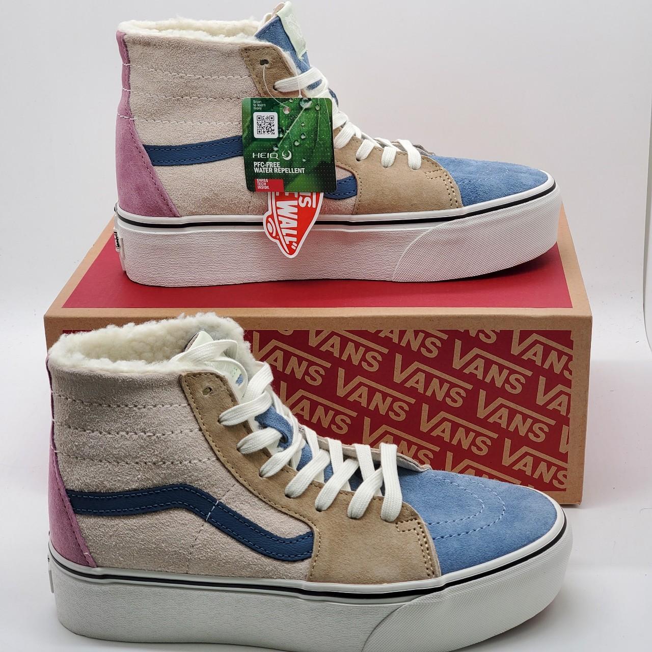 Tan best sale sherpa vans