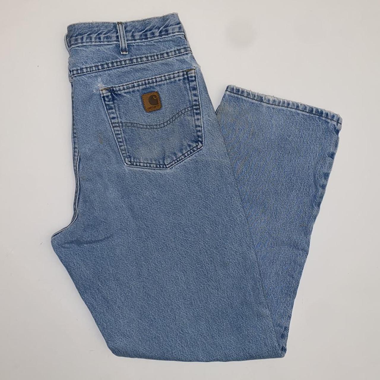 carhartt jeans workwear not that many flaws, any it... - Depop