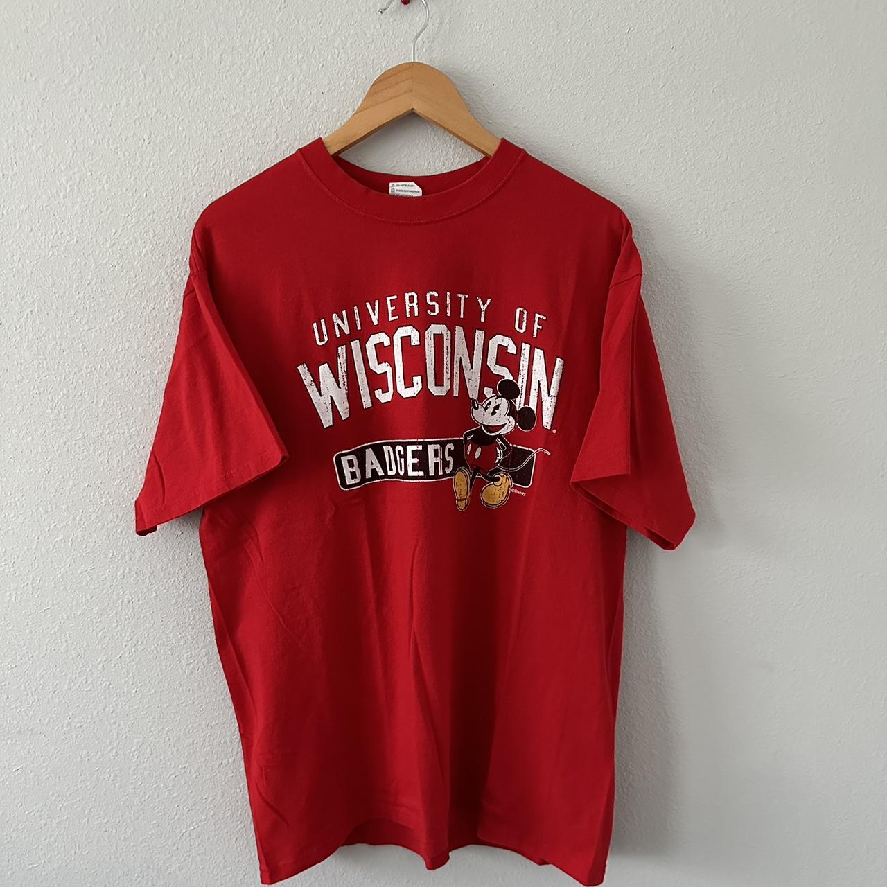 Vintage Wisconsin Badgers Disney T Shirt @depop #y2k... - Depop