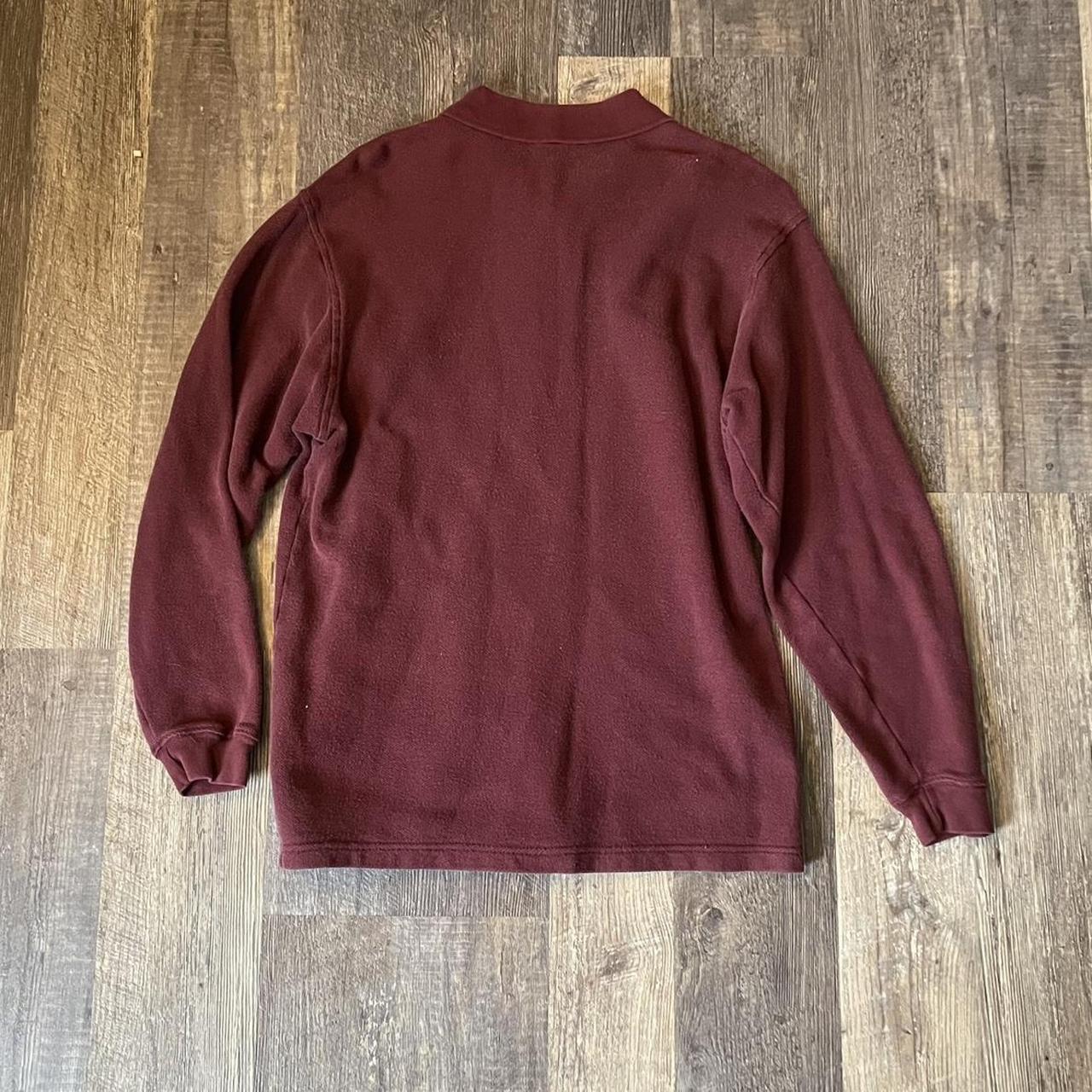 Old Navy Men's Burgundy Poloshirts Depop