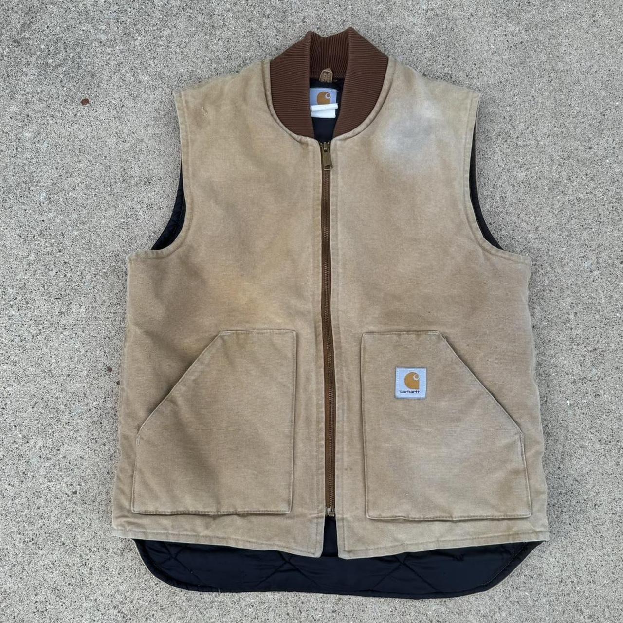 Vintage Carhartt Insulated Work Vest Super dope look... - Depop