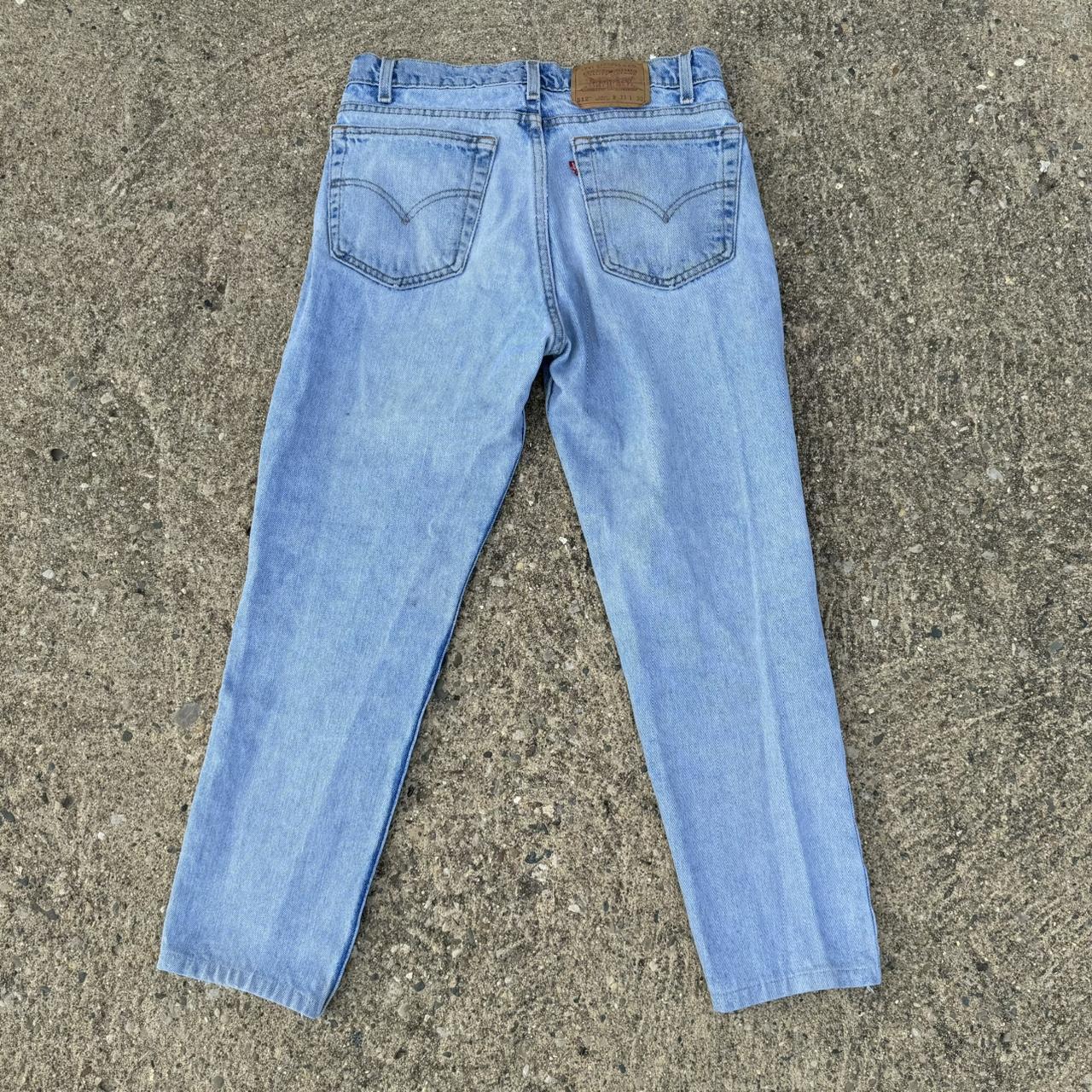 Vintage Levi’s 512 Slim Tapered Jeans Made in USA... - Depop