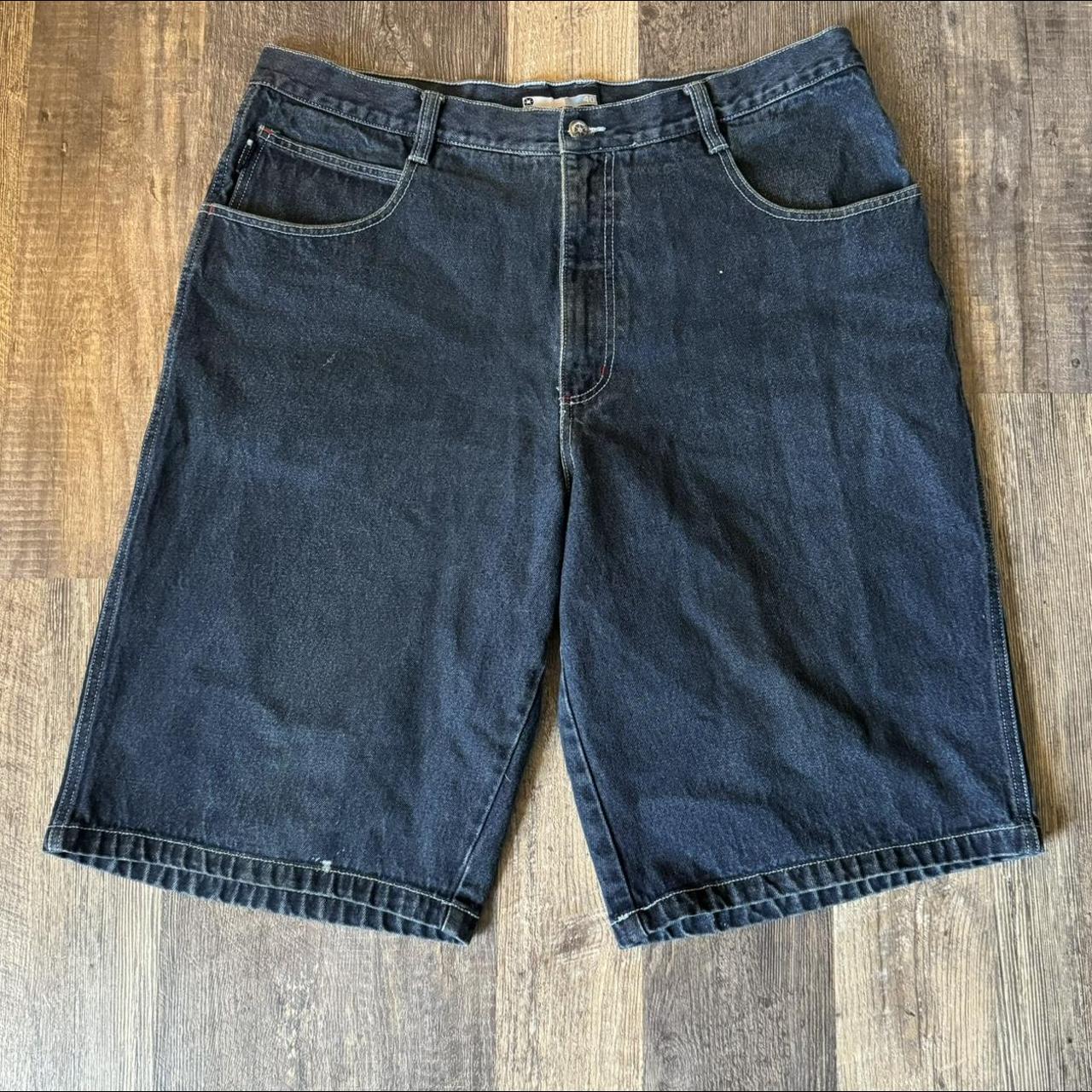 Y2K Southpole Baggy Jorts Measured the waist at... - Depop