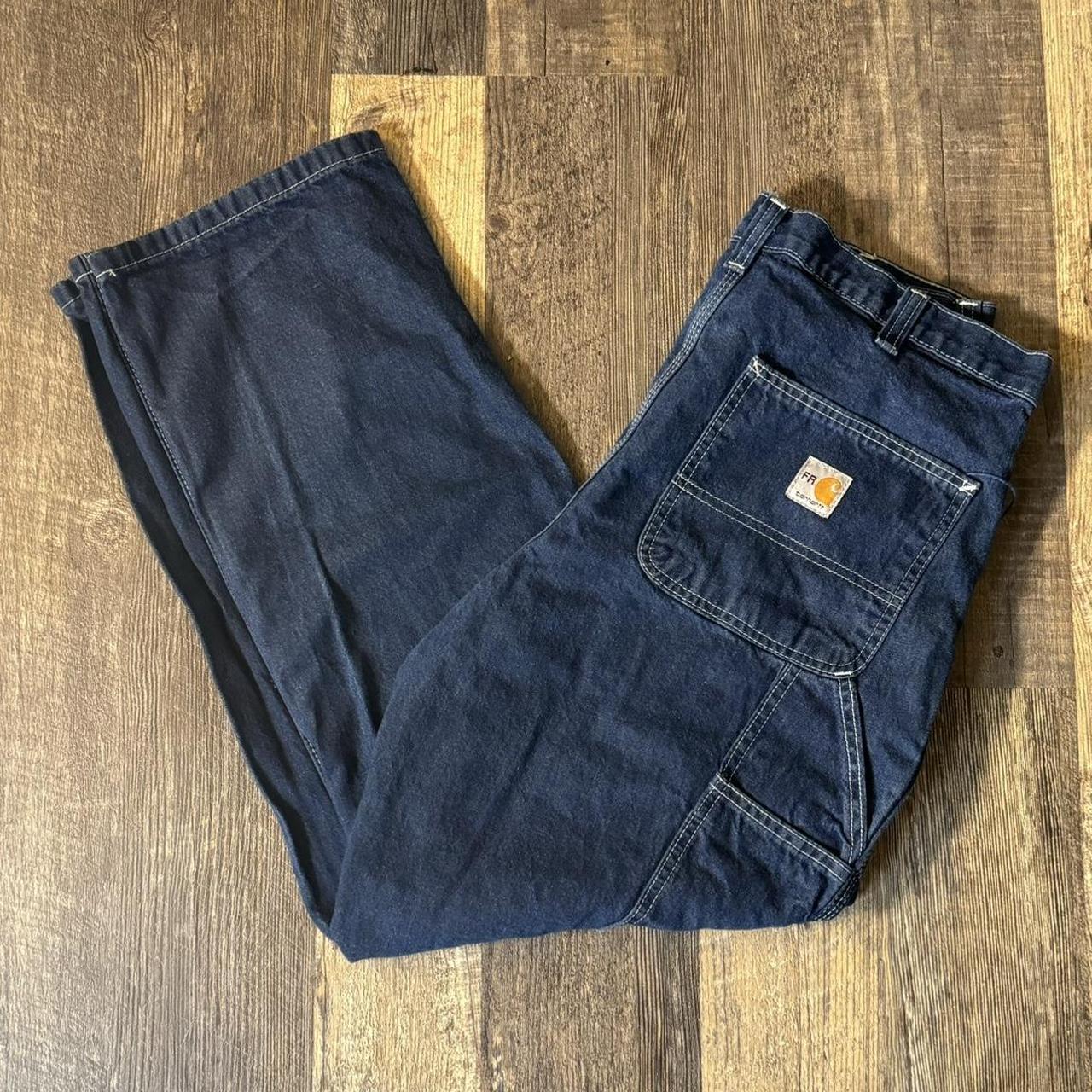 Y2K Carhartt Fire Resistant Jeans Super dope... - Depop